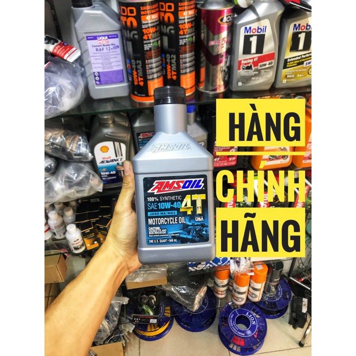 Nhớt Amsoil 4T 10W40 Performance 946ml