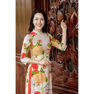 Bộ áo dài nàng thơ siêu đẹp