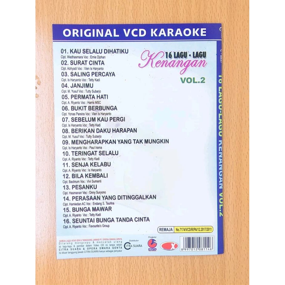 Đĩa Cd Những Bài Nhạc Karaoke Tiếng Hoa Vol 2 Dvd Aomg