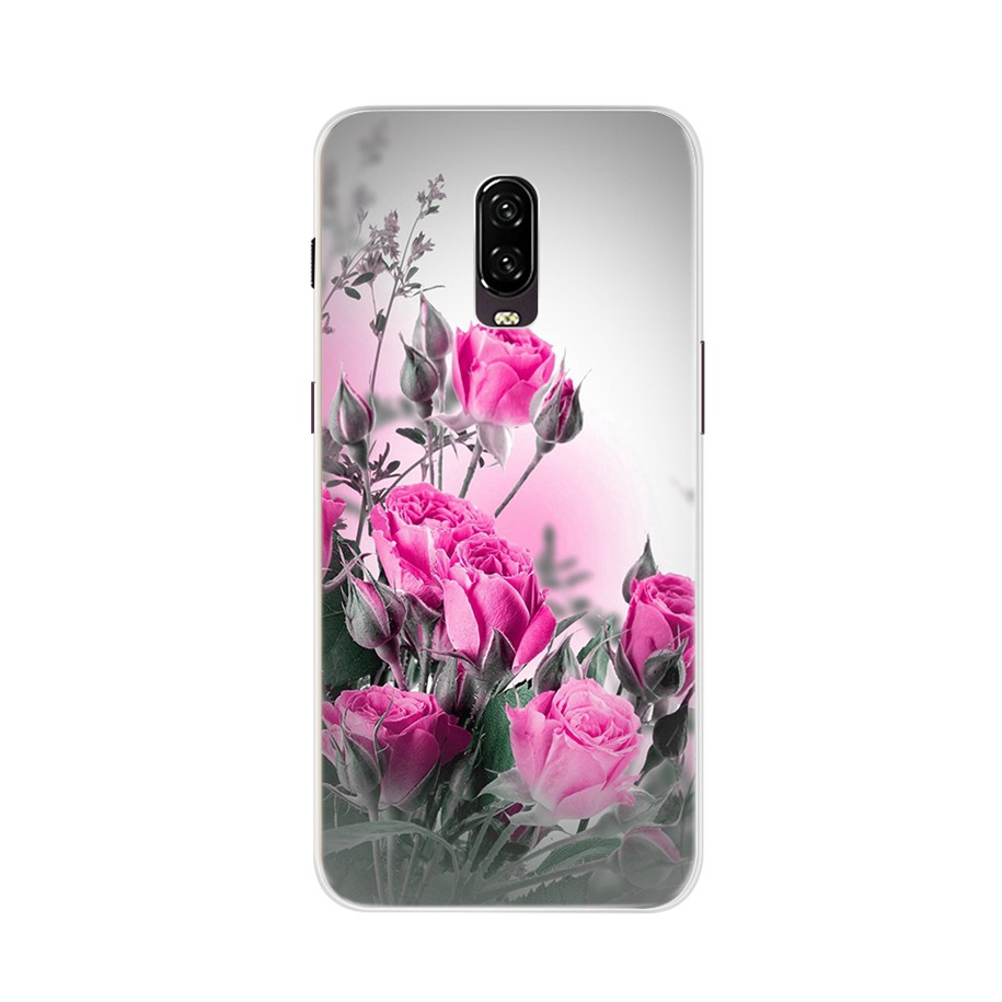 OnePlus 6 6T Case Bumper Soft Silicone TPU Back Fundas Case OnePlus 6 One Plus 6 T OnePlus6 6T 1+6 Printed Casing Cover