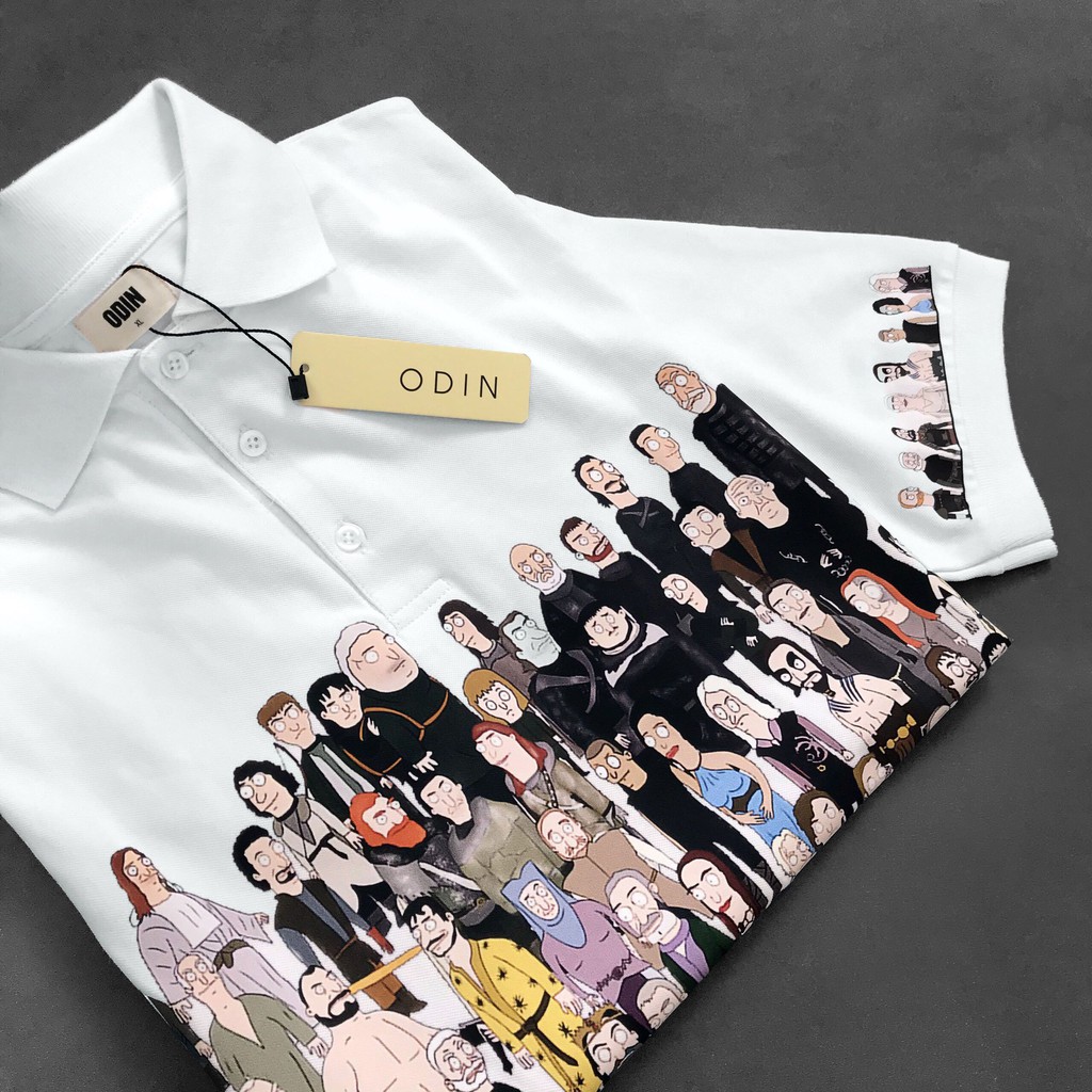 Áo Polo Oversize G.O.T, Áo phông cotton nam nữ unisex, Local Brand ODIN CLUB
