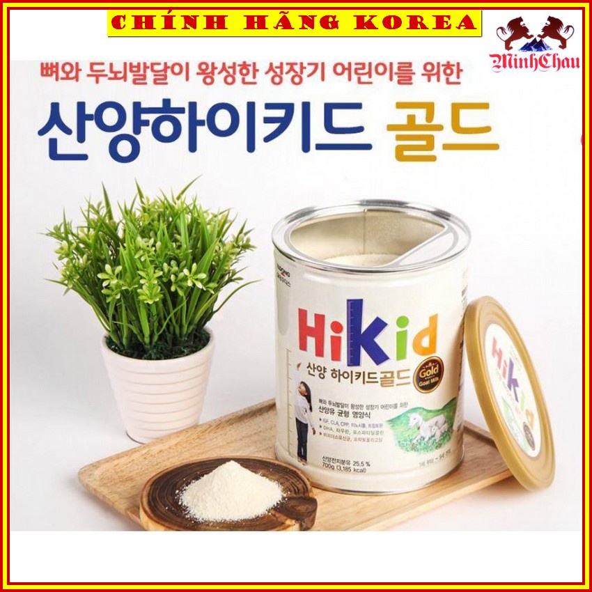 Sữa Dê Hikid Nội Địa Hàn Quốc, Hộp 700gr, minhchau