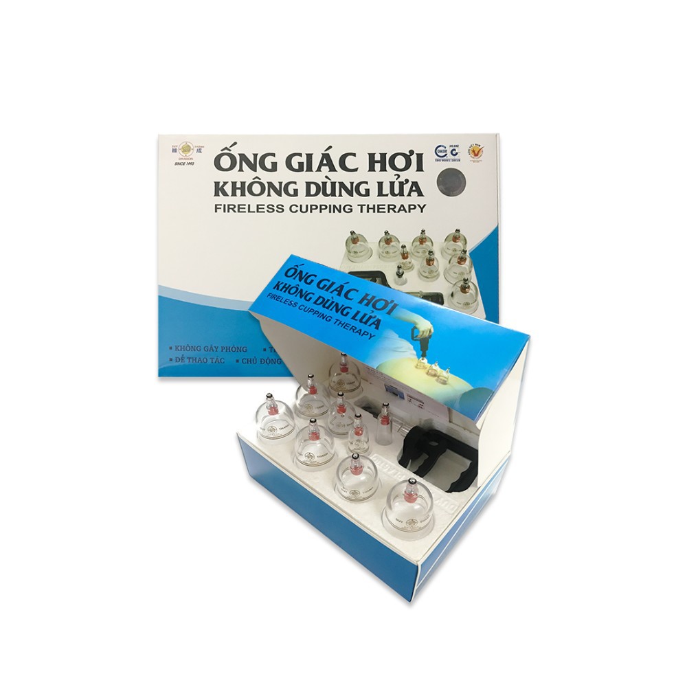 BỘ GIÁC HƠI KHÔNG DÙNG LỬA DUY THÀNH YGH04 9 ỐNG - Hộp Giấy