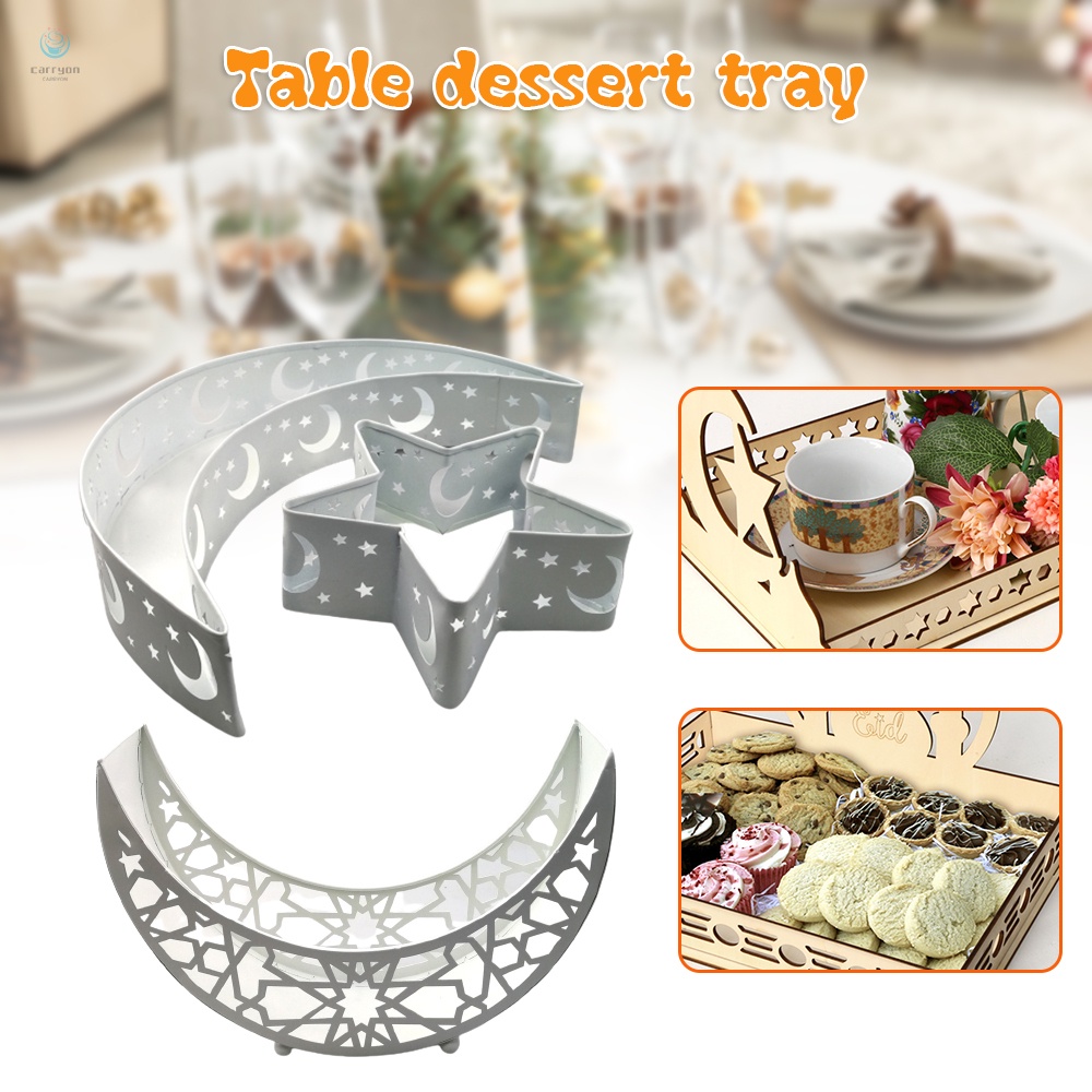 Khay Đựng Bánh Quy/ Trái Cây/ Món Tráng Miệng Hình Ngôi Sao/ Mặt Trăng Độc Đáo Trang Trí Tiệc Mubarak