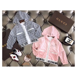 Áo khoác bo gấu in Di.or cho bé trai và bé gái mã 70075