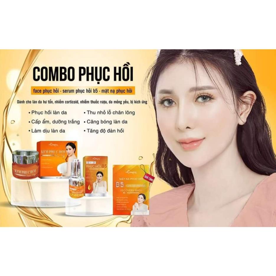 Combo Kem Face + Serum phục hồi B5 Ncollagen