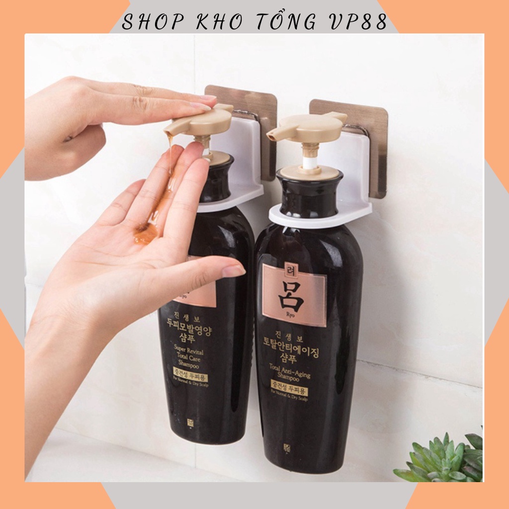 Móc Treo Dầu Gội Đầu , Móc Treo Chai Sữa Tắm Dán Tường Nhà Tắm Siêu Chắc 88100 SHOP KHO TỔNG 88