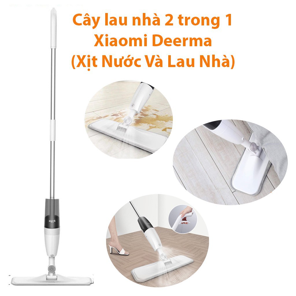 Cây lau nhà thông minh Xiaomi Deerma 2 trong 1 (Xịt nước & Lau)