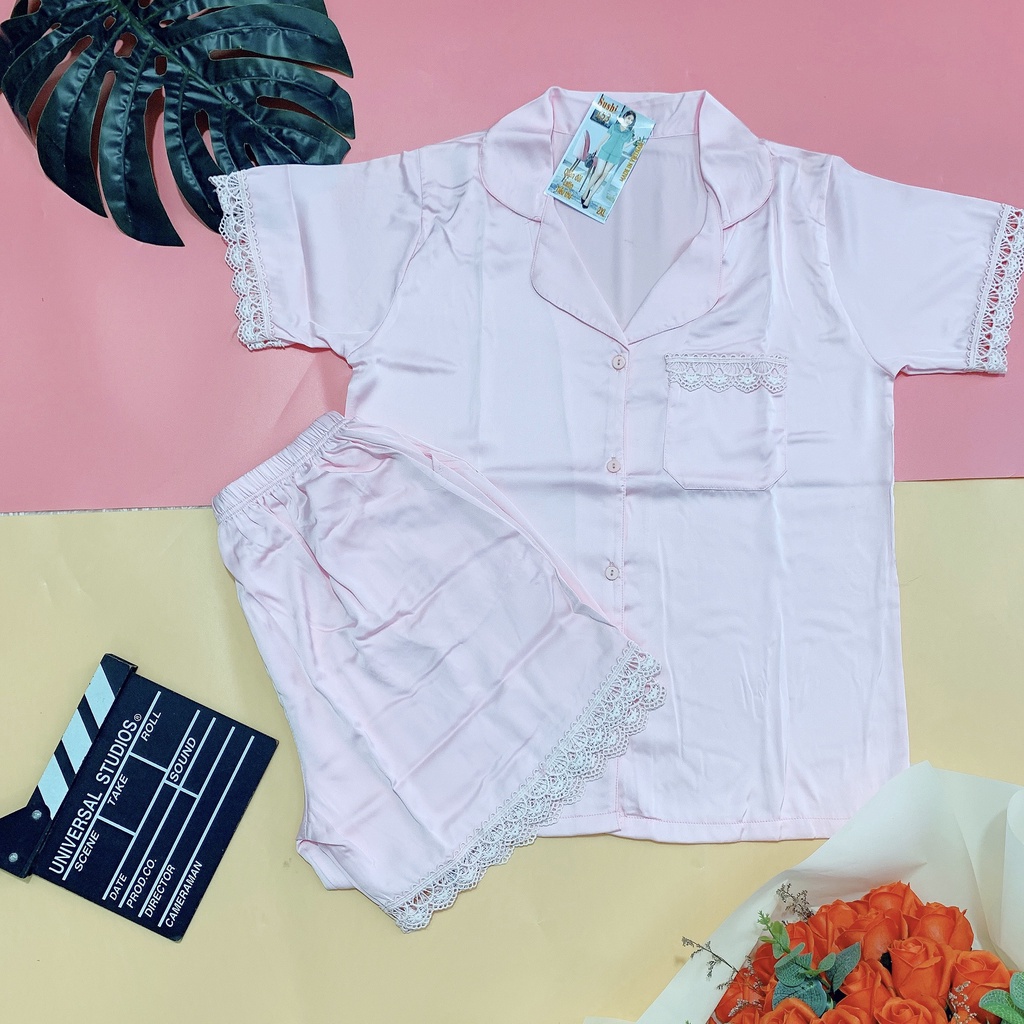 [ HÀNG ĐẸP - GIÁ RẺ ] Bộ Pizama Đùi Ren Chất Mềm Mại, Thoải Mái Nhẹ Nhàng | BigBuy360 - bigbuy360.vn