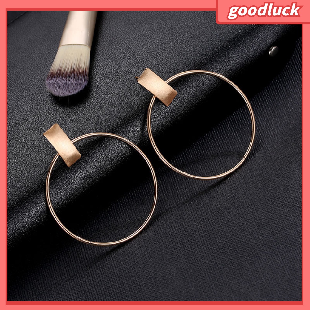 Bông tai nữ thiết kế hình học đơn giản cá tính