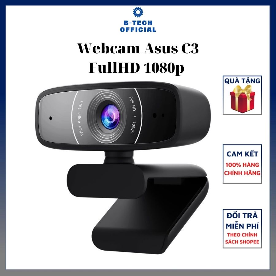 Webcam Gaming Asus C3 FullHD 1080p 30FPS