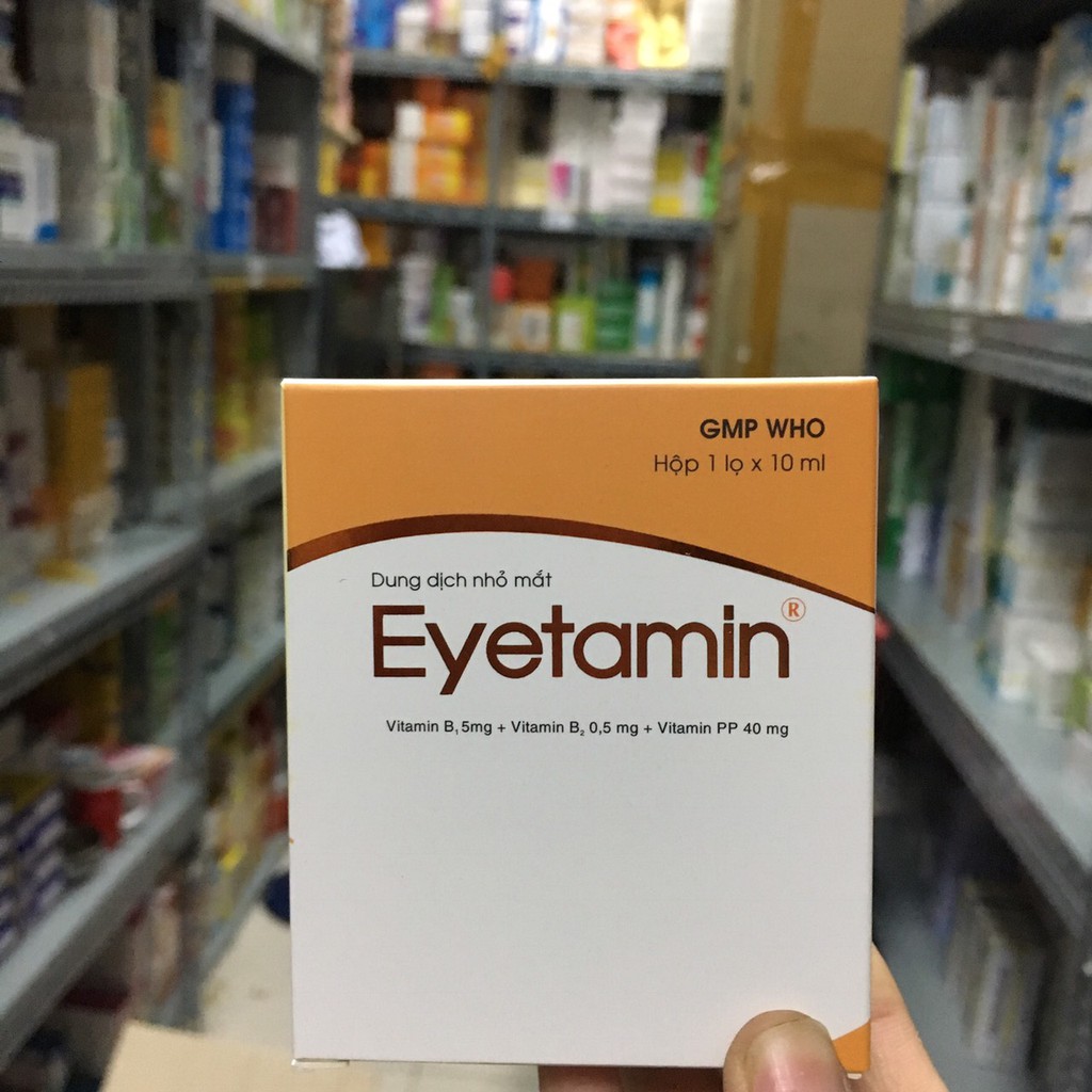 Nhỏ dưỡng mắt Eyetamin CT BidiPhar lọ 10ml
