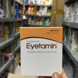 Nhỏ dưỡng mắt Eyetamin CT BidiPhar lọ 10ml