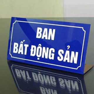Bảng chức danh mica để bàn