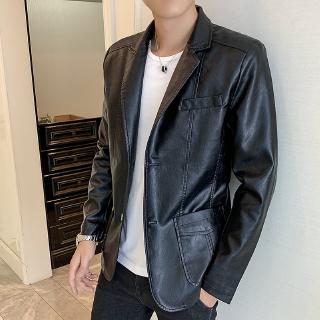 Áo Khoác Vest Chất Liệu Da Thời Trang Lịch Lãm Cho Nam