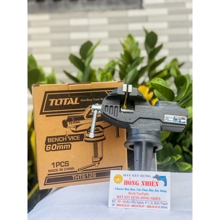 Êtô kẹp mâm xoay kẹp bàn total tht6126 60mm