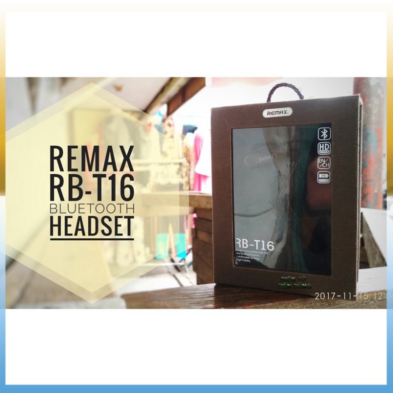 Tai nghe bluetooth Remax RB T16 Bluetooth 4.0 có chức năng đàm thoại ♥️♥️