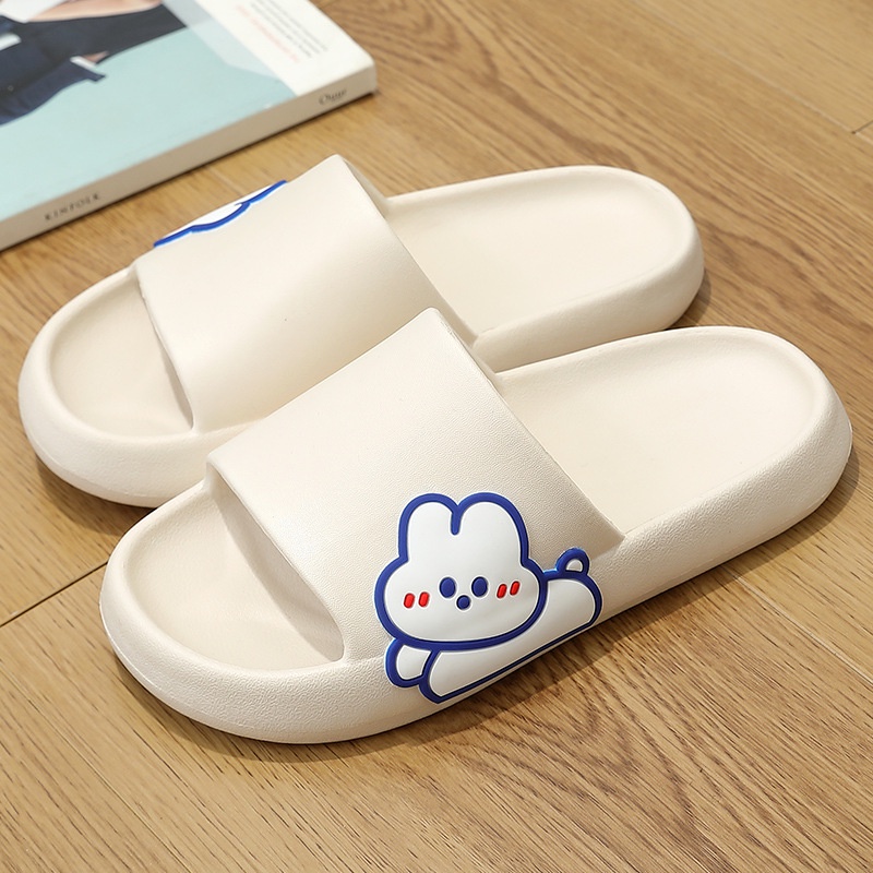 Dép Đi Trong Nhà Tắm Chống Trượt Kiểu Dáng Hoạt Hình Dễ Thương Cho Cặp Đôi