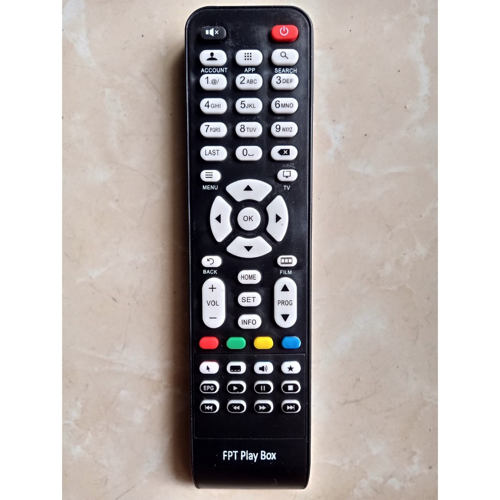 Remote Điều khiển từ xa đầu thu FPT Play Box 2017- Hàng chính hãng,mới 100%-Tặng PIN