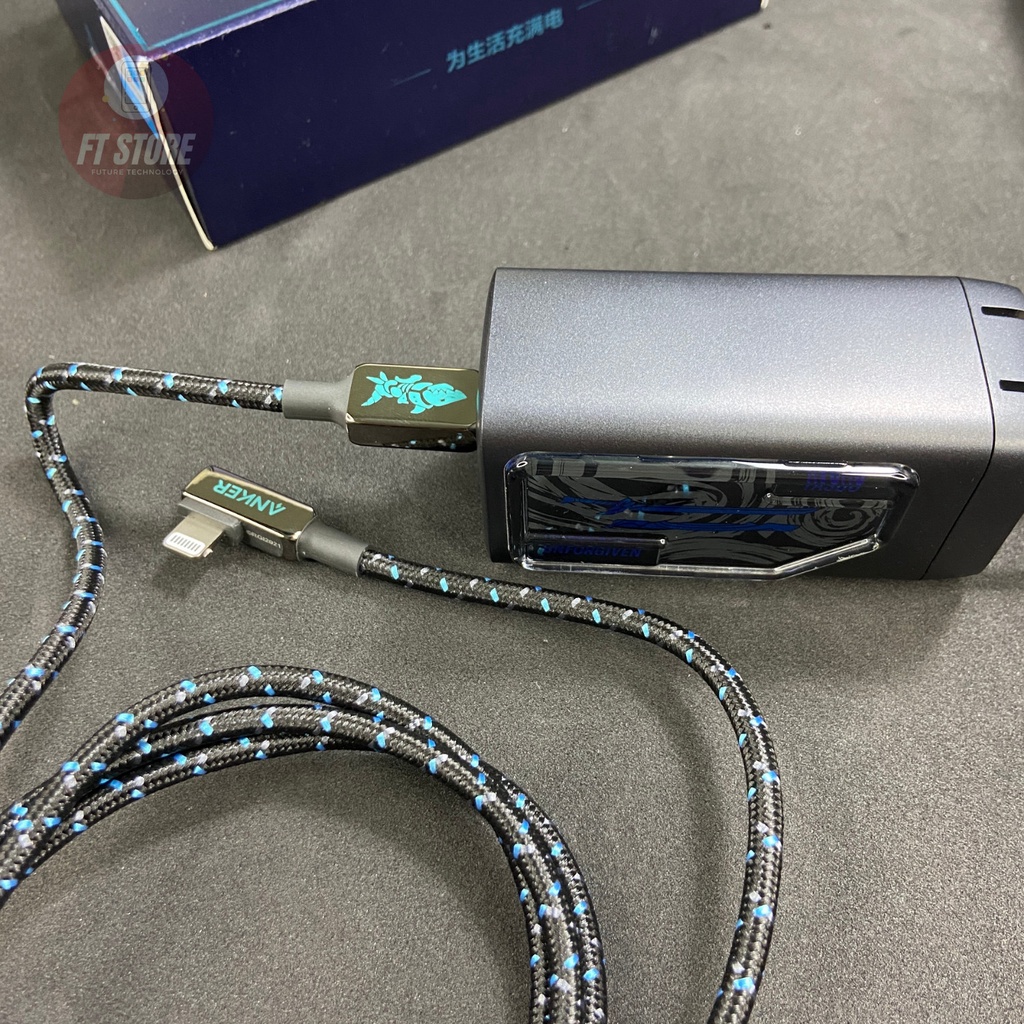 [GIAO HỎA TỐC]Củ sạc nhanh Anker 65W A9523 A9521 Liên Minh Huyền Thoại (Yasuo) PPS, QC3.0, PD20w, PD30W cho IP, andr