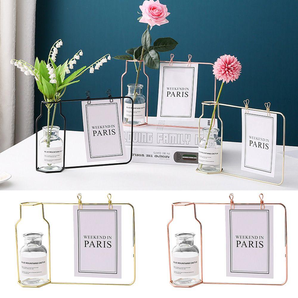 CONOPERY Khung Sắt Đựng Chậu Hoa Thủy Canh Trang Trí Nhà Cửa / Văn Phòng