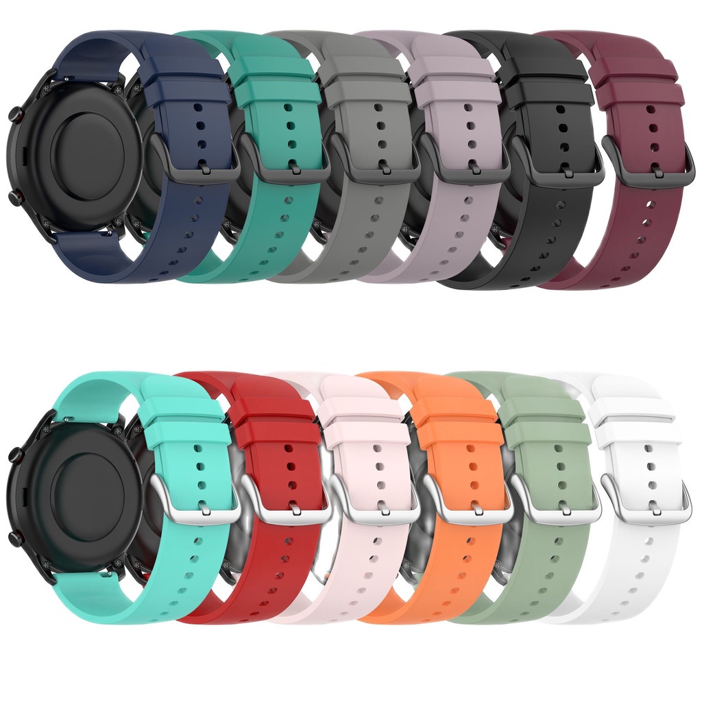 Dây Đeo Silicon Cho Đồng Hồ Thông Minh Amazfit Gts 2 Mini Huami Amazfit Gts 2 2e Neo Gtr 42mm 47mm / Bip U Pro