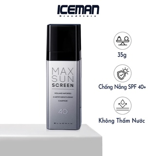 Kem Chống Nắng SPF 40 BLUEMAN Dưỡng Ẩm Bảo Vệ Da 90g ZL73