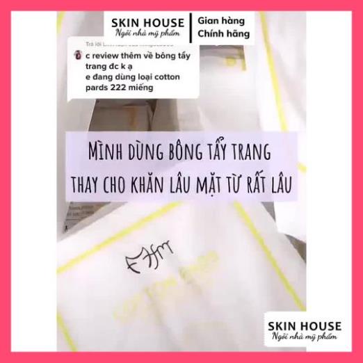 Bông Tẩy Trang 3 Lớp Cotton Pads (Túi 222 miếng)