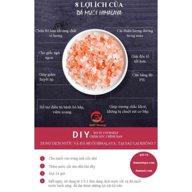 Muối Hồng Organic Himalaya Đầy Khoáng Chất Nguyên Hạt 1kg - Authentic 100% | BigBuy360 - bigbuy360.vn