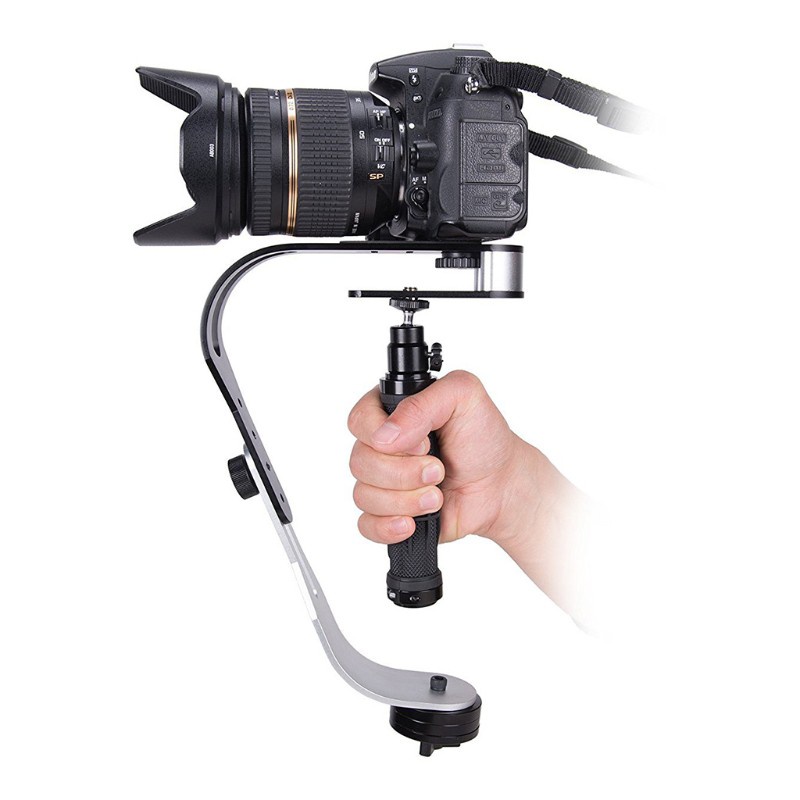 Tay Cầm Ổn Định Máy Ảnh Dslr 5dii Bằng Nhôm Cho Điện Thoại