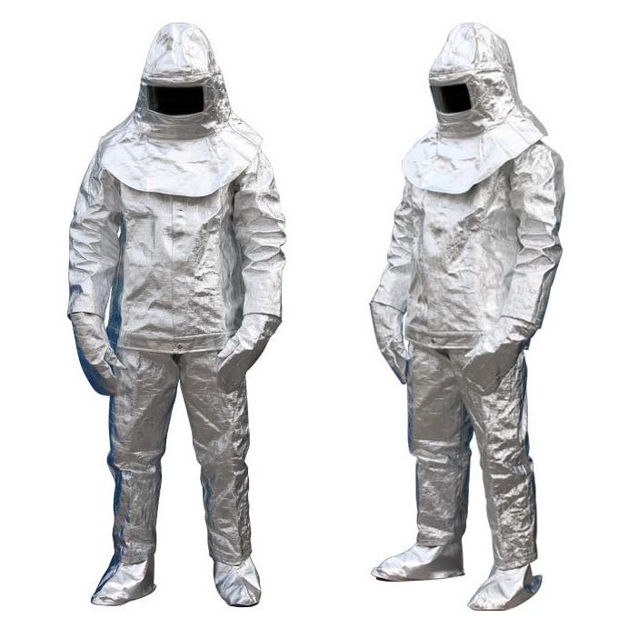 Quần áo chống cháy chịu nhiệt 500 độ - Quần áo tráng nhôm chống nhiệt độ cao