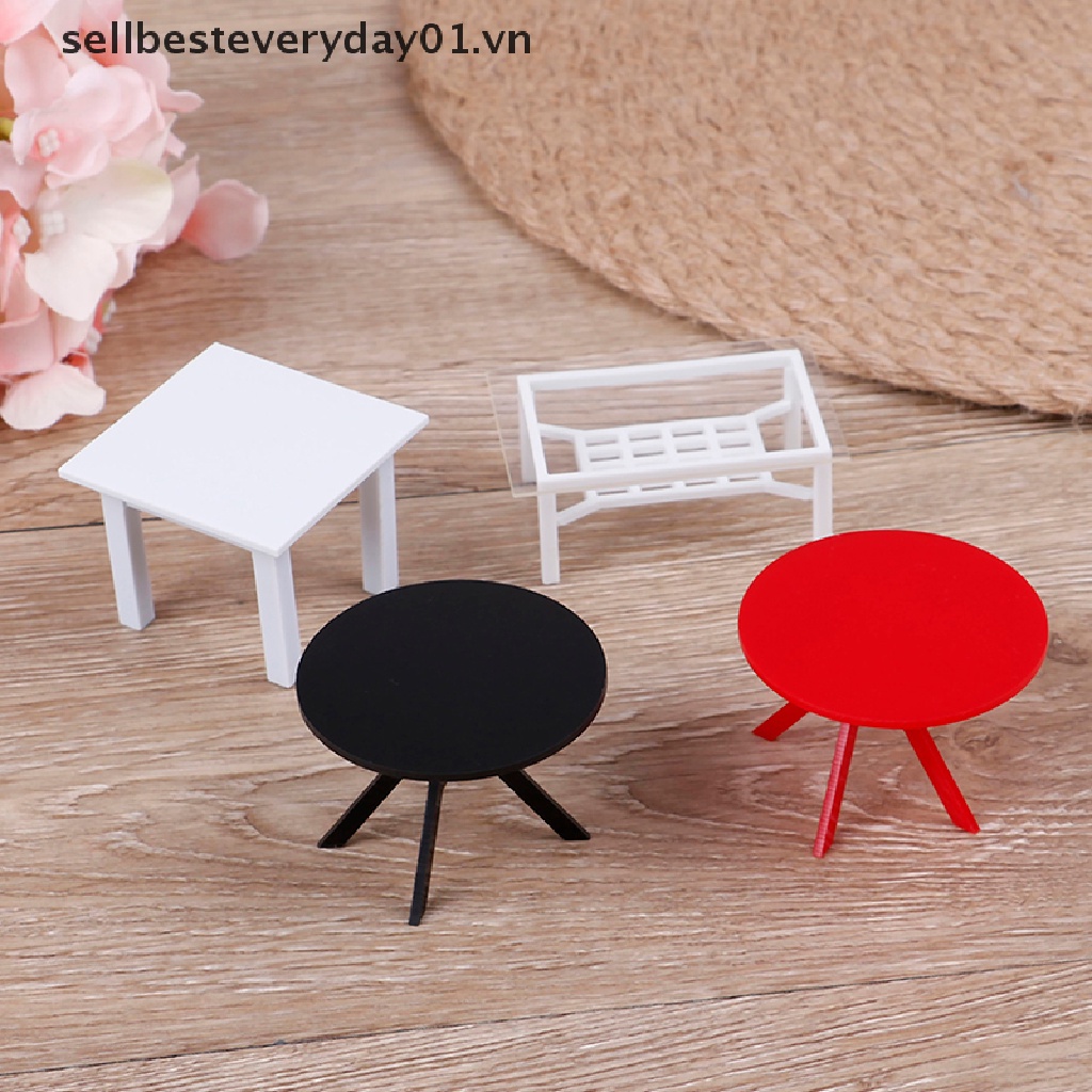 Mô Hình Bàn Ghế Nội Thất Trang Trí Nhà Búp Bê Tỉ Lệ 1 / 12