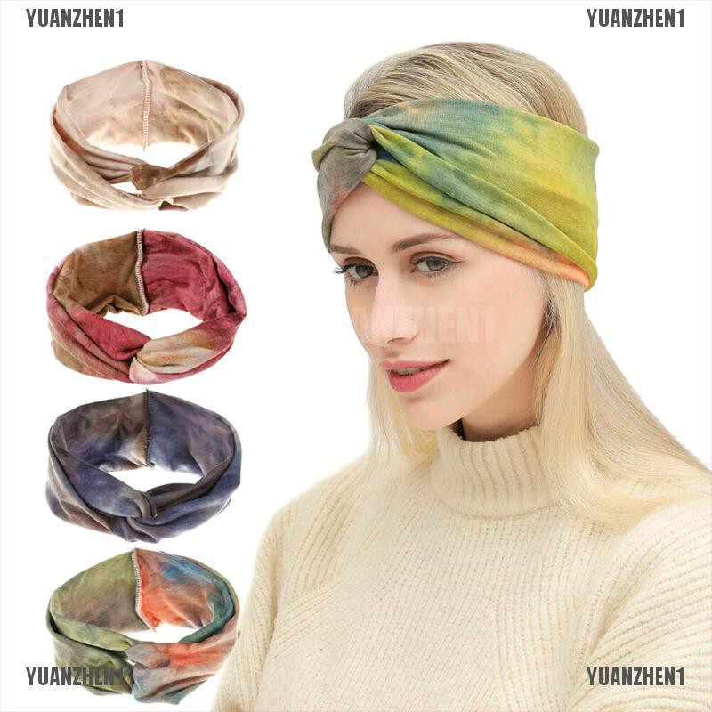 Băng đô turban thắt nút phong cách Bohemian