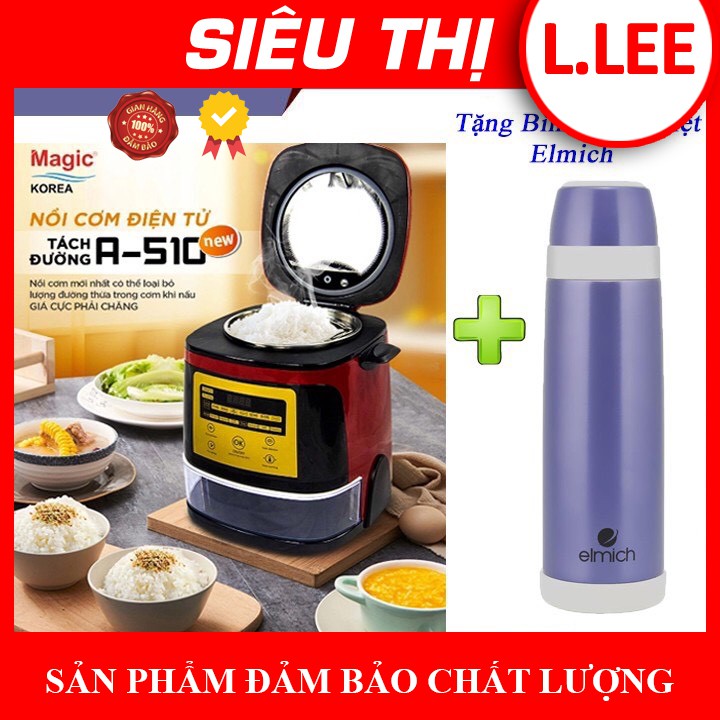 Nồi cơm điện tách đường 3.5L MAGIC KOREA A-510 công suất 900w - BH 12 tháng.