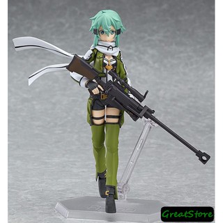 ( CHẤT, HÀNG CÓ SẴN ) MÔ HÌNH NHÂN VẬT Sword Art Online SINON FIGMA 241 CỬ ĐỘNG ĐƯỢC