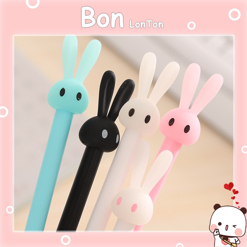 Bút Gel Hình Thỏ Dễ Thương Ngộ Nghĩnh (Nhiều Màu)