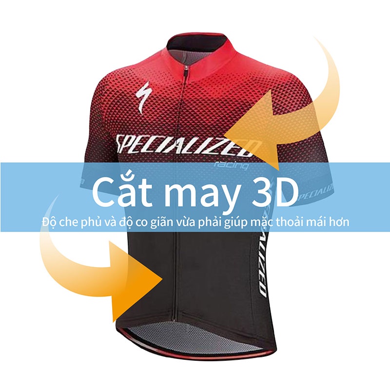 Set Áo Và Quần Đua Xe Đạp Thấm Hút Nhanh Siêu Mềm Cao Cấp