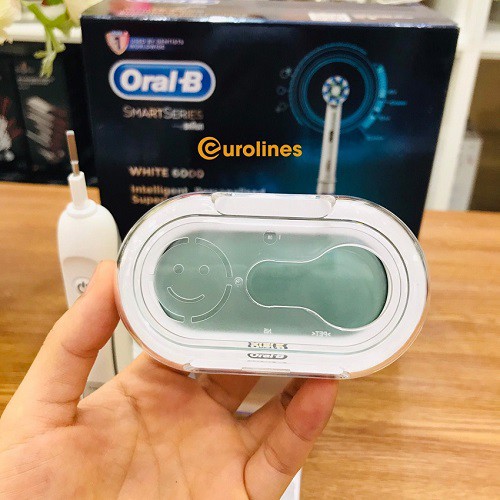 Bàn chải điện Oral-B SmartSeries White 6000 + Bluetooth [Nhập Khẩu Đức - Bảo Hành 12 Tháng]