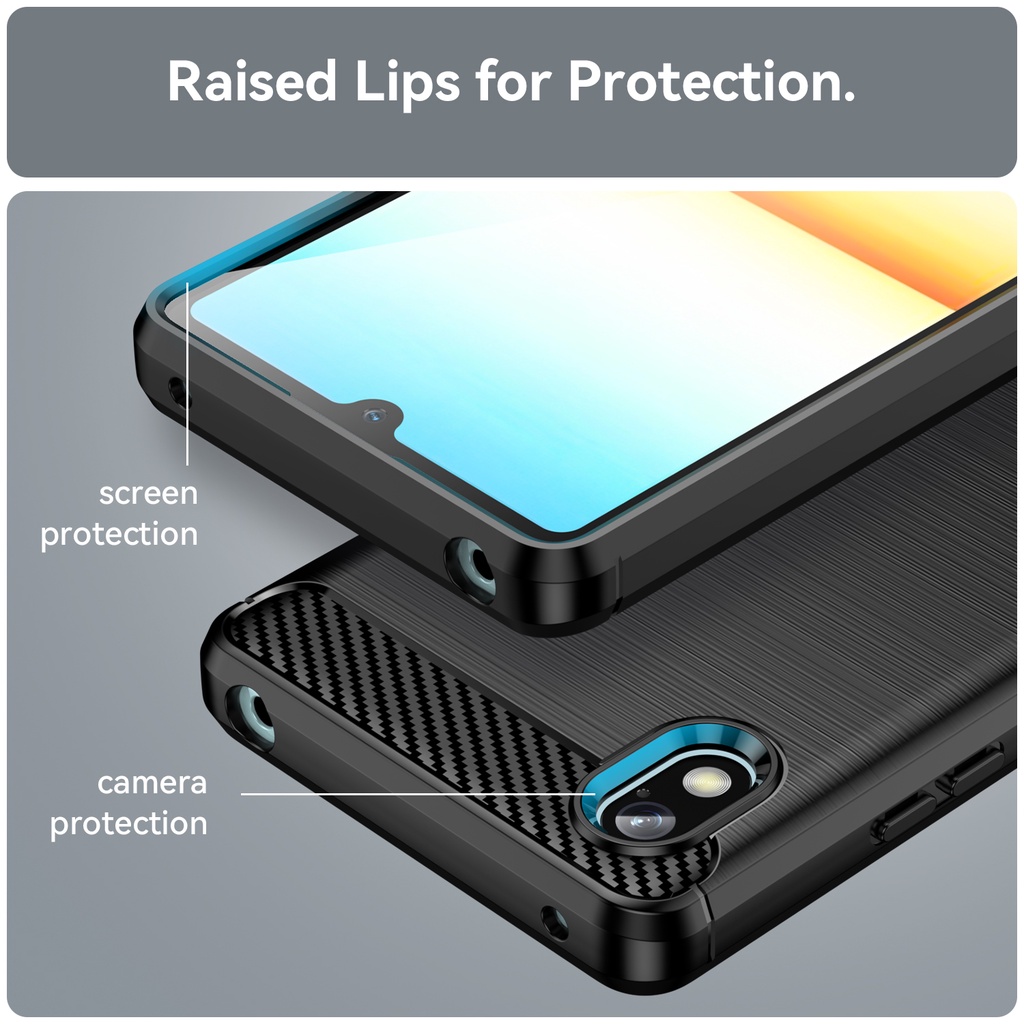 Ốp Điện Thoại tpu Silicon Mềm Sợi Carbon Chống Sốc Cho Sony Xperia ACE 3 ACE3