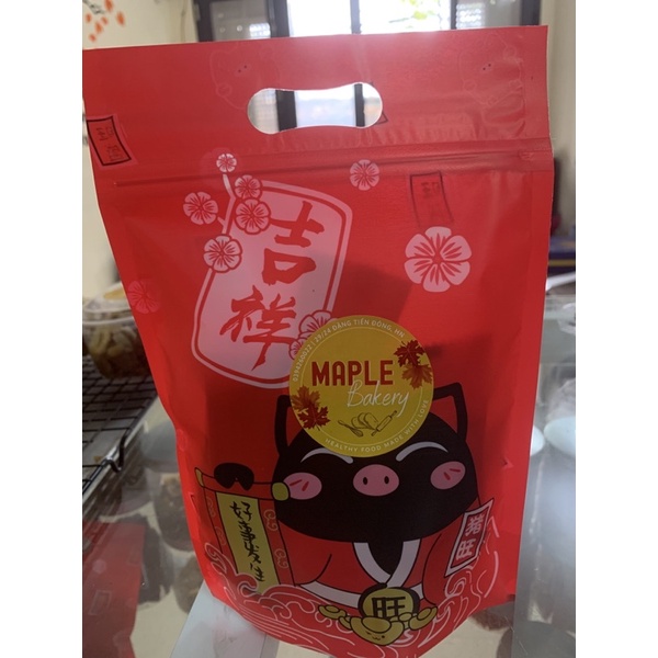 [HOT] Nougat  sữa hoa hồng - kẹo hạnh phúc - siêu hạt, mứt, ít ngọt, healthy