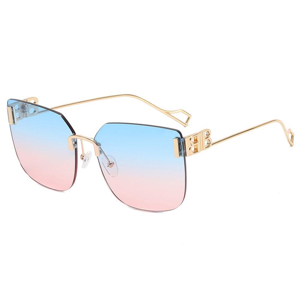 Kính Râm Nữ Không Gọng Kiểu Hình Học Phong Cách Vintage WMES15H