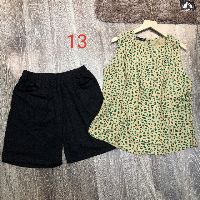 Bộ lanh áo ba lỗ quần cotton