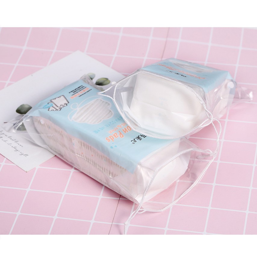 Bông tẩy trang 3 lớp 2 mặt Cotton Pads 50 miếng