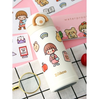 Sticker set _ Sticker bé gái (4 tấm)