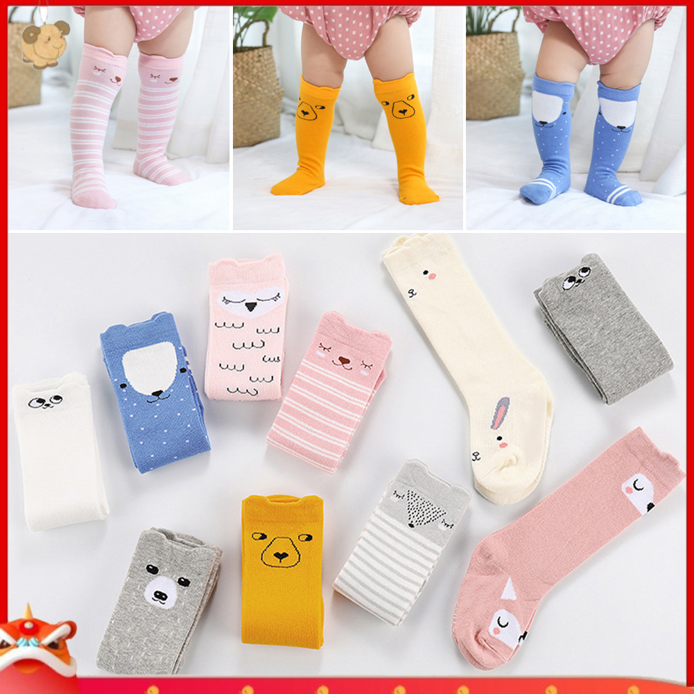 Vớ cao cổ in họa tiết động vật đáng yêu cho bé