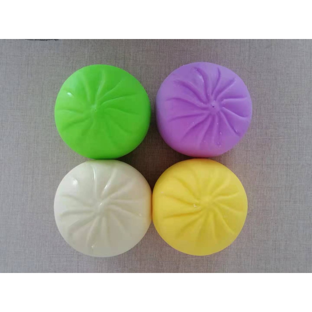 Đồ chơi nắn bóp squishy giảm căng thẳng hình bánh bao dễ thương cho bé loại nhỡ