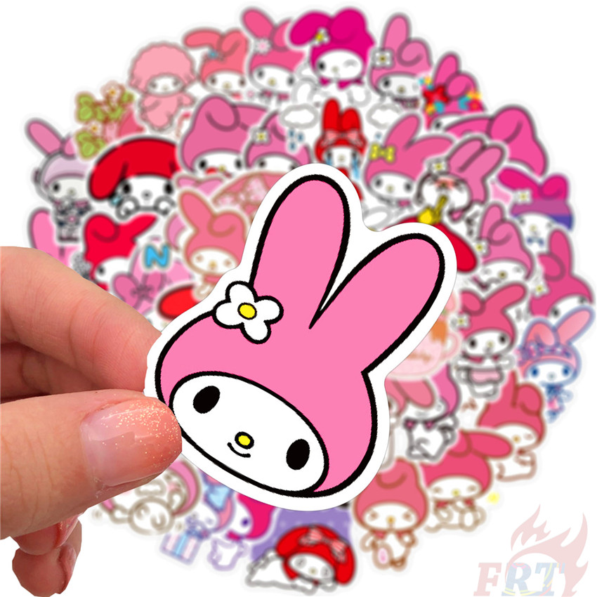 ❉ My Melody - Series 02 Sanrio Character Stickers ❉ 50Pcs/Set Anime DIY Fashion Mixed Doodle Decals Stickers