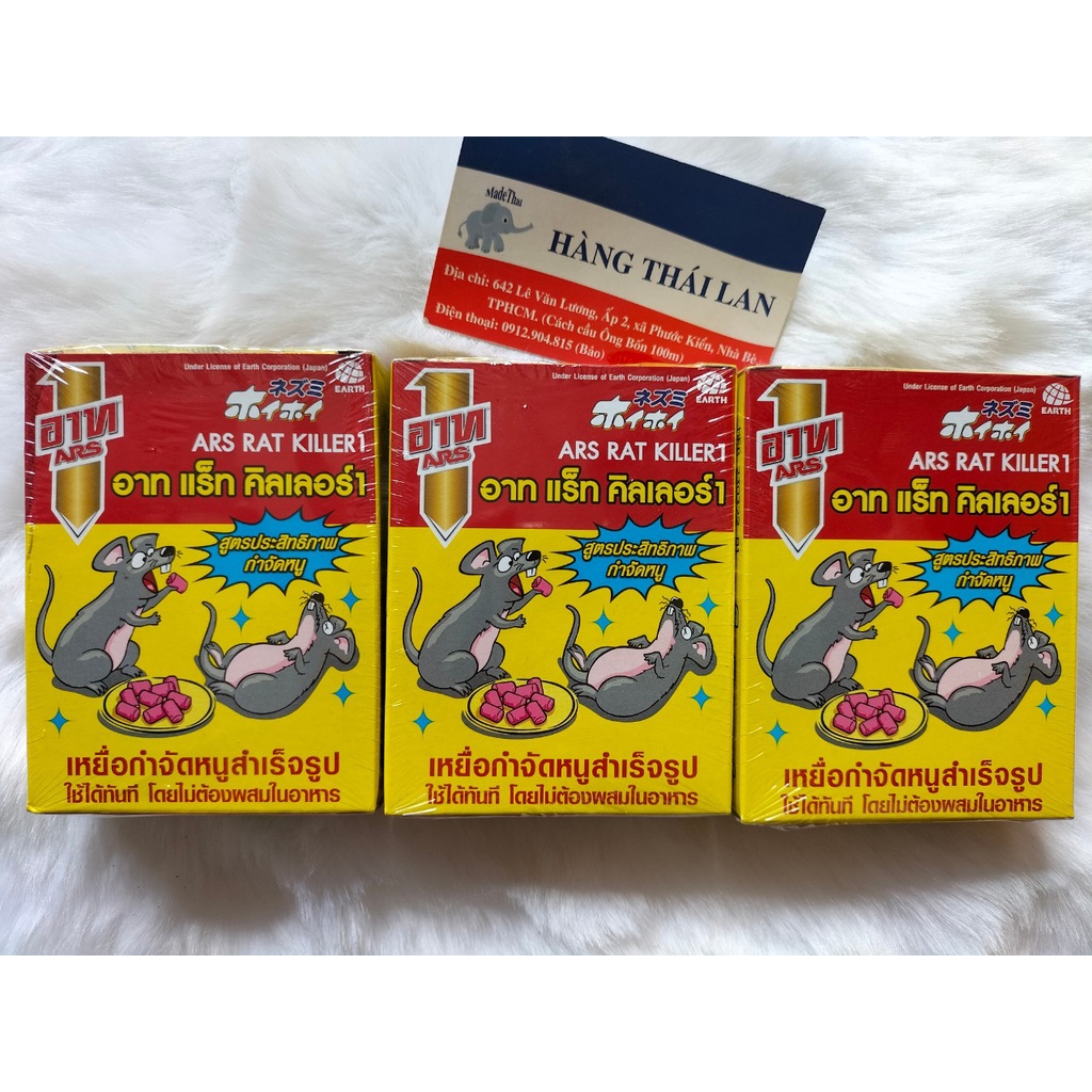 Kẹo diệt chuột ARS Rat Killer Thái Lan 80GR