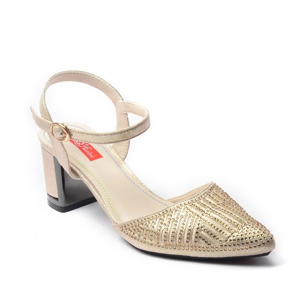 Sandal nữ BQ ❤️FREESHIP❤️ Giày slingback cao gót thời trang nữ BQ quai lưới đính đá  GB1112