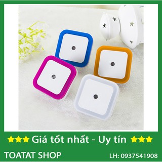 Bộ 10 Đèn ngủ tự động hình vuông ( màu ngẫu nhiên)